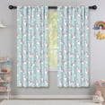 thumbnail image 5 of Blackout Kids Curtains,Unicorn and Wing Blue Pattern Children's Insulated Curtains Set Of 2,Bedroom Essentials,Toddler Room Decor 42"x63", 5 of 5