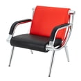 thumbnail image 1 of PU Leather Waiting Chair Sofa Waiting Room Reception Seat Chair Bench 330lbs, 1 of 12