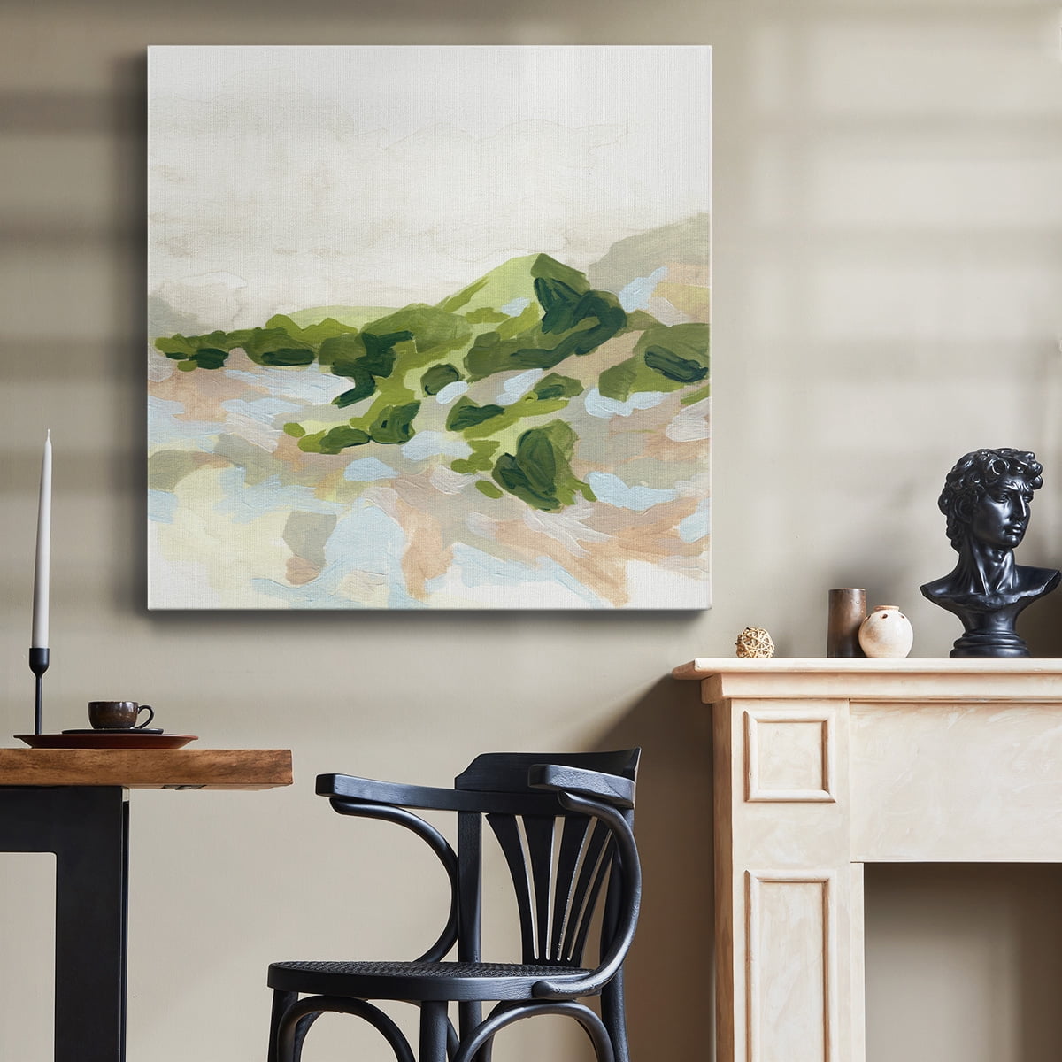 Wexford Home Emerald Hills II-Premium Gallery Wrapped Canvas, 32" x 32" - Ready to Hang