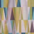 thumbnail image 4 of Designart 'Retro Triangular Design I' Mid-Century Modern Curtain Panel, 4 of 5