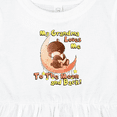 thumbnail image 4 of Inktastic My Grandma Loves Me to the Moon and Back Girls Baby Dress, 4 of 5