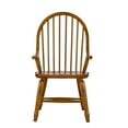 thumbnail image 7 of Liberty Furniture Industies, INC Treasures Bow Back Arm Chair - Oak in Rustic Oak, 7 of 7