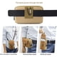 thumbnail image 5 of Bolso de lona para teléfono móvil, con cinturón, vertical, para hombre, multifuncional, tipo bandolera, resistente al desgaste, de lona, 5 of 6