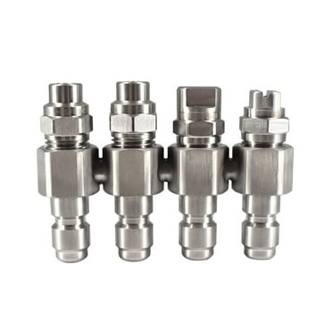 Pressure Washer Nozzle for 4 GPM Pressure Washer and Soft Wash Tip, with 4 Way  Tip Holder, 1/4" Tip Quick Connect