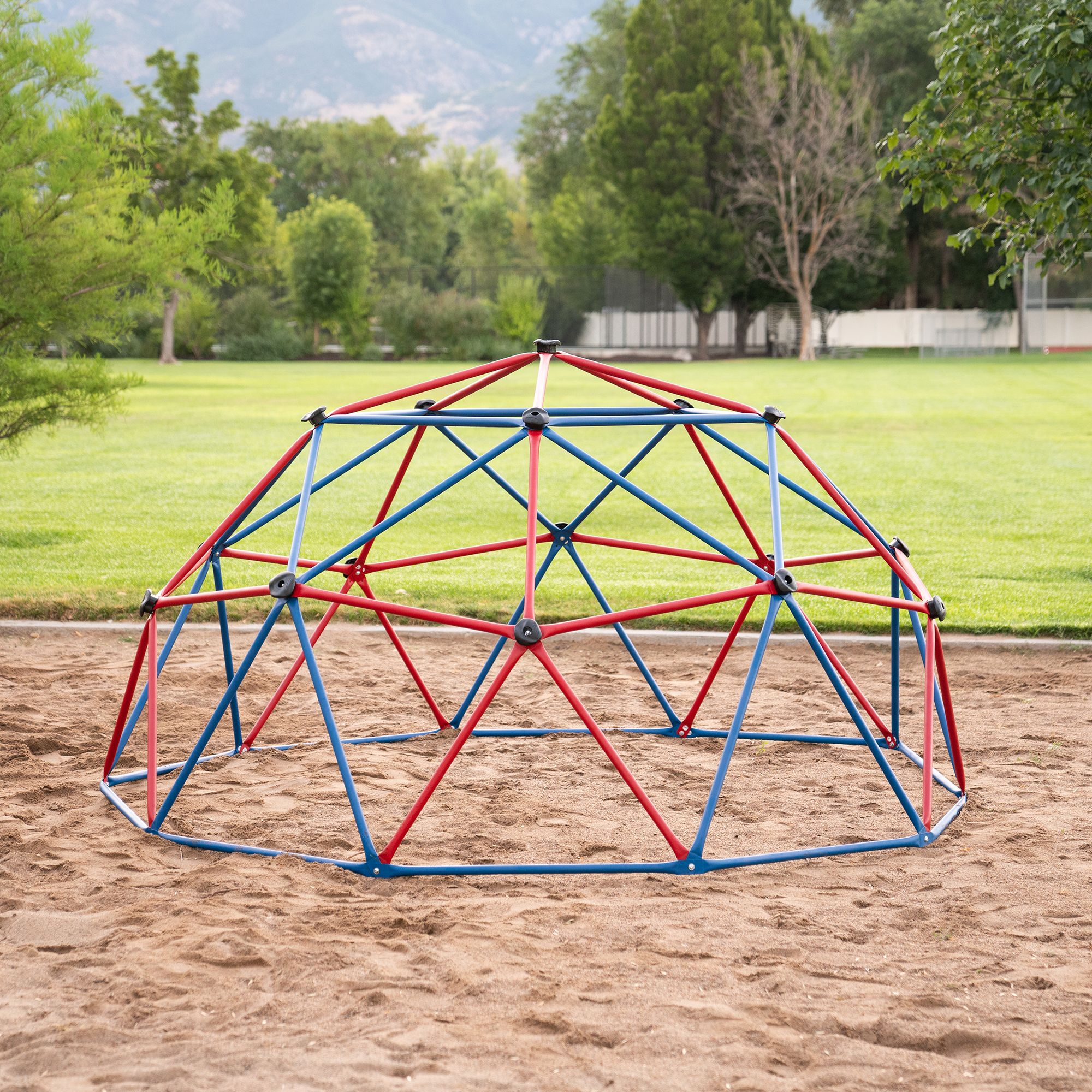 Lifetime Kid's Outdoor 5 ft. H x 10 ft. W Dome Climber, Red and Blue (101301) - image 4 of 11