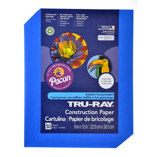 Tru-Ray Sulphite Construction Paper, 18 x 24 Inches, Festive Red, 50 Sheets