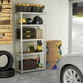 thumbnail image 2 of Costway 3 PCS 5 Tier Adjustable Garage Shelving Unit with 2000 lbs Max Load for Warehouse Silver, 2 of 9