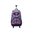 thumbnail image 2 of Juego de mochila escolar de 3: carrito, lonchera y lapicera para niños y niñas floradas, 2 of 11