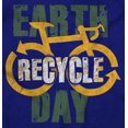 thumbnail image 2 of Earth Recycle Day Bike Save Planet Men's Graphic T Shirt Tees Brisco Brands S, 2 of 6