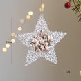 thumbnail image 3 of Transparent Acrylic Snowflake Deer Sequins Christmas Tree Pendant Xmas Hanging Ornaments Home Decor Children DIY New Year Gifts, 3 of 5