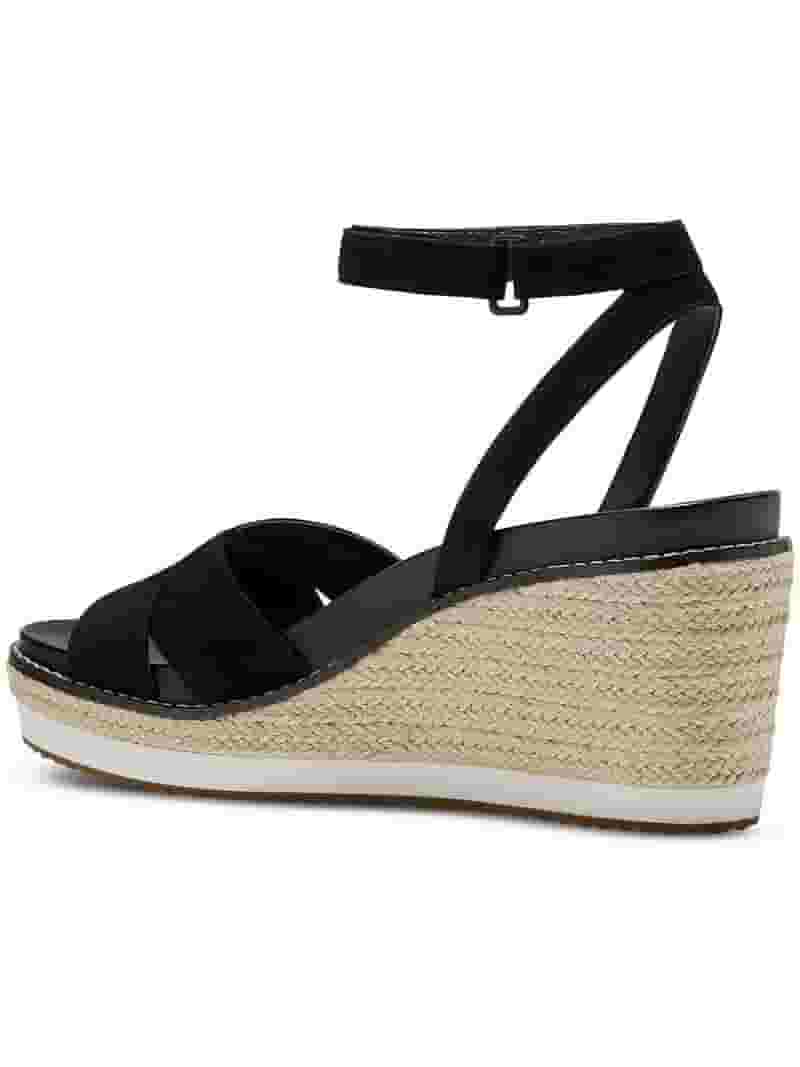 Cole Haan ★ 洗練されたエレガンスな一足 Espadrille Wedges Cole Haan Womens Espadrille Suede Adjustable Wedge Sandals