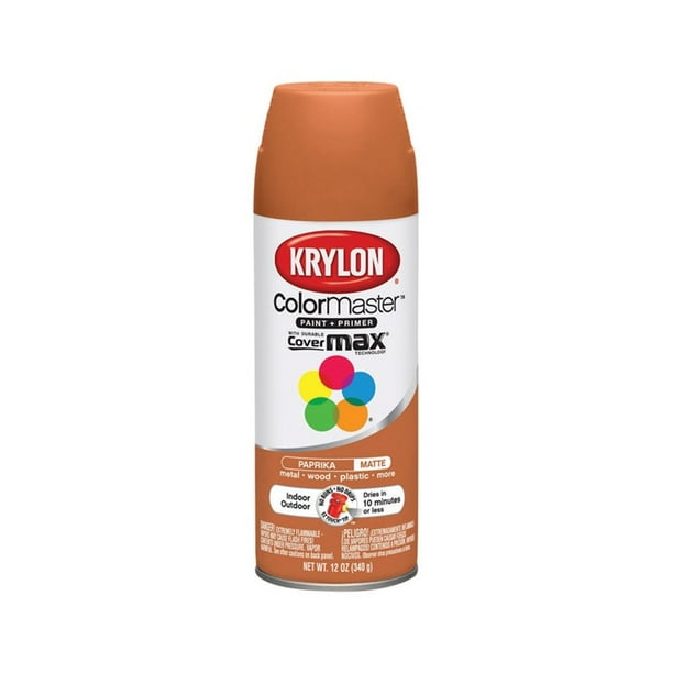 Krylon ColorMaster Matte Paprika Spray Paint 12 oz.