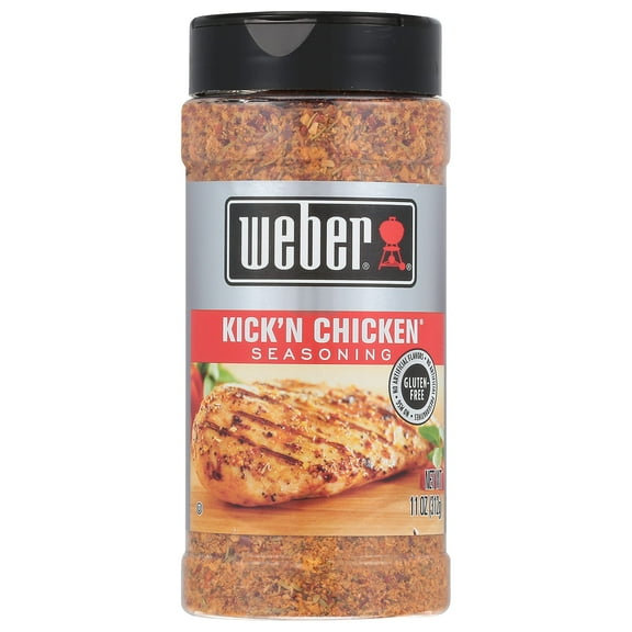 Weber Kick'n Chicken Seasoning, 11 Ounce AIS1 Shaker