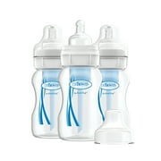 Dr. Brown's Original Wide-Neck Baby Bottle, 8 Ounce, 3-Pack