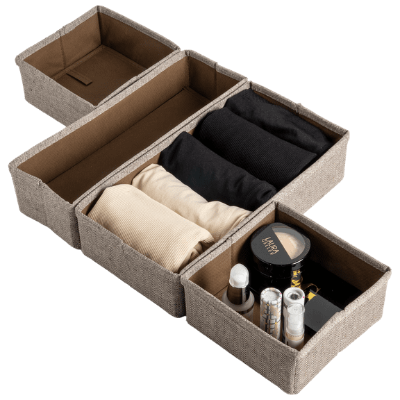 Whitmor 4-Piece Drawer Organizers