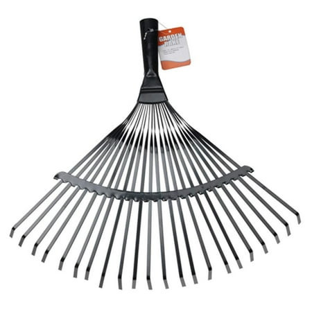Heavy Duty Garden Iron Metal Rake Head Landscape Cultivator Gardening Tool for loosening and Leveling Mulch, peat Moss and Loose or Heavy soils-16