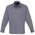 thumbnail image 1 of Premier Mens Premier Poplin Long-Sleeved Formal Shirt, 1 of 3