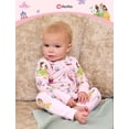 thumbnail image 3 of Pijama de bebé Disney Princesas manga larga suave rosa 3-6 meses, 3 of 7