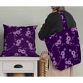 thumbnail image 5 of Soimoi Poly Taffeta Purple Fabric By the Yard - 56 Inch Wide - Florals, Leaves Print Fabric - Elegant & Beautiful Patterns for Fashion and Home Decor Printed Fabric, 5 of 6