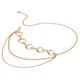 thumbnail image 1 of Cinturón de cadena de cintura de moda perfecl para mujer 2 capas dorado, 1 of 5