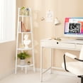 thumbnail image 4 of Yoobure Corner Shelf, 4-Tier Corner Bookshelf Bookcase, Display Shelf Industrial Corner Ladder Shelf for Living Room, 4 of 9