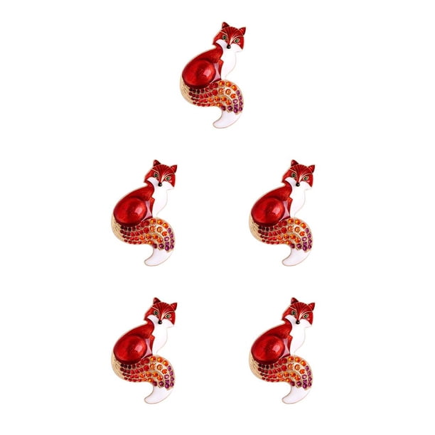 Qarigey Broches de diamantes de imitación para mujer, alfileres de joyería de dibujos animados en forma de animales, accesorios de insignia para ropa, Type3 NO3 Qarigey CBP224865