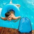 thumbnail image 3 of 10 bolsas con cordón, bolsa de gimnasio con cordón, mochila con cordón para deportes, gimnasio, viajes, natación, playa, 3 of 7