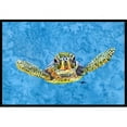 thumbnail image 1 of Carolines Treasures 8653MAT Tapis Intérieur Ou Extérieur 18 x 27 Po. Coming At U Loggerhead Turtle, 1 of 4