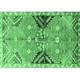 thumbnail image 1 of Ahgly Company Indoor Rectangle Persian Emerald Green Traditional Area Rugs, 7' x 9', 1 of 4