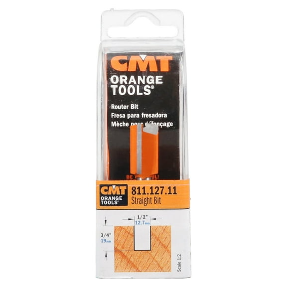 CMT Straight Cut Profile Router Drill Bit Set, 1/2 Inch