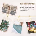 thumbnail image 3 of 2pcs Wall Hanging Photo Display Cable Wire Rod with 20 Round Clips, 5Ft Hanging Picture Frames Collage Gold, 3 of 6