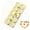 Yellow, variant on Unscented Long Burning Tealight Candles,Pressed Wax Candle Multicolor for Home Valentines Day Christmas Holiday Decor, Smokeless Tealights for Parties, Weddings,10 Counts