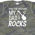 thumbnail image 4 of Inktastic For the Record, My Dad Rocks Boys or Girls Baby Bodysuit, 4 of 5
