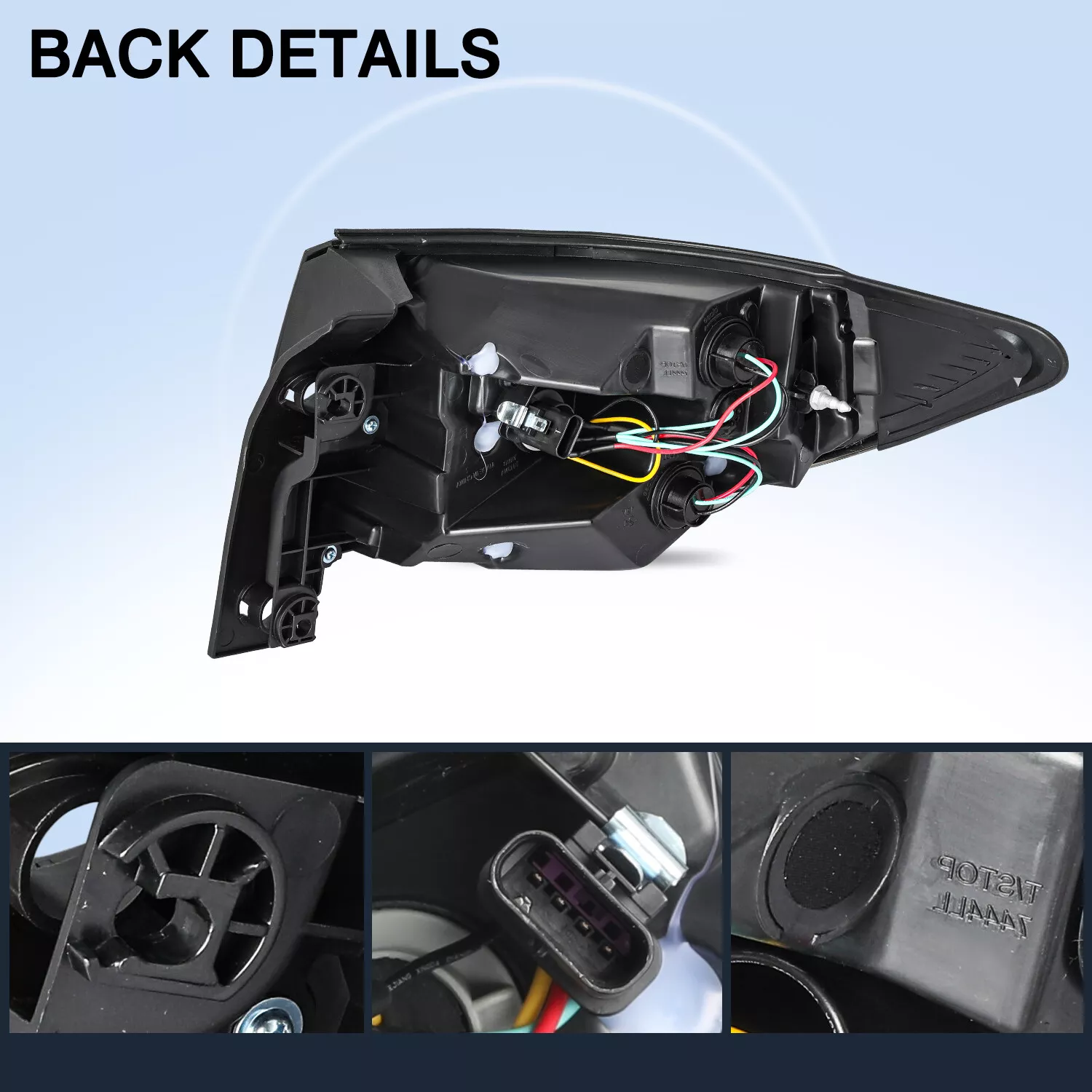 For 2013-2017 Chevy Chevrolet Traverse Outer Tail Lights w/ Bulbs 13-17