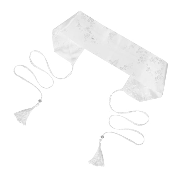 CHICHUMID Vintage Rope Belt Waist Band for Women White Rectangular 1Pack