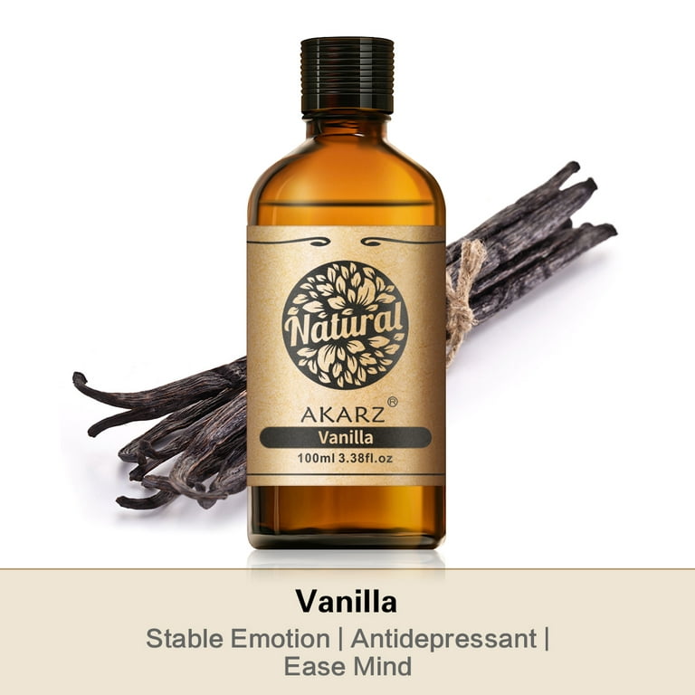 Akarz Vanilla Essential Oil Natural Aromatherapy Stable Emotion