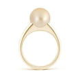 thumbnail image 2 of ANGARA Solitaire Golden South Sea Cultured Pearl Dome Ring in 14K Yellow Gold for Women | June Birthstone, Birthday, Anniversary, Jewelry Gift for Women | Pearl Ring, 2 of 9