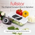 thumbnail image 2 of Mandolina Fullstar 6 en 1 con Guante de Seguridad para Cortar Alimentos, 2 of 9