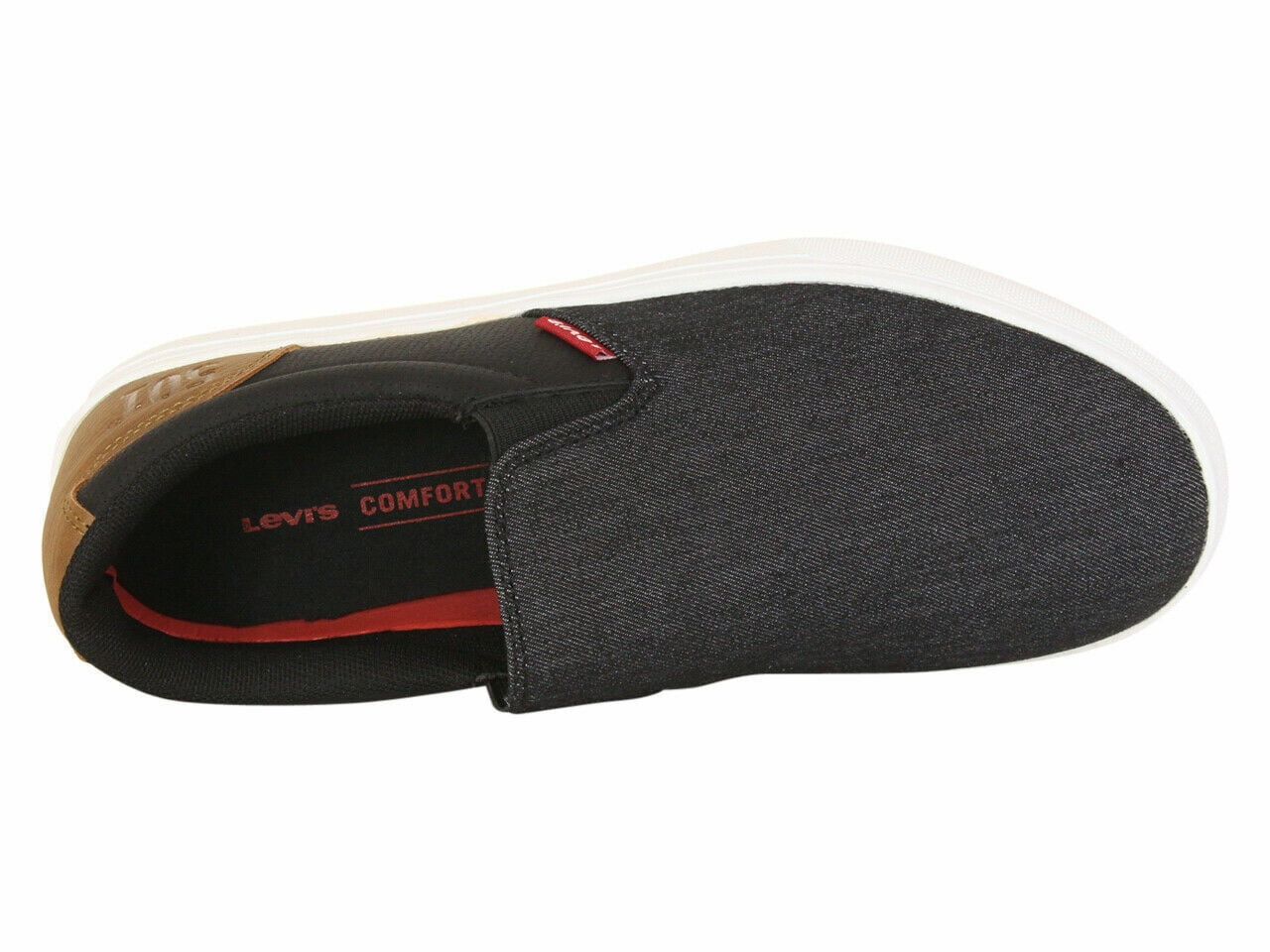 LEVIS JEFFREY 501 SLIP ON LOW TRAINER SPORT SNEAKERS MEN SHOES