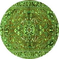 thumbnail image 1 of Ahgly Company Indoor Round Persian Green Traditional Area Rugs, 7' Round, 1 of 1