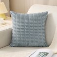thumbnail image 5 of 2 uds sofá cama sofá sala de estar decoración abrazar almohada, funda de cojín cuadrado, decoración del hogar de estilo bohemio almohada a rayas de pana, 5 of 5