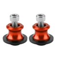 thumbnail image 2 of 2pcs 8mm Motorcycle CNC Rear Stand Swing Arm Spool Sliders Stand Swingarm Bobbins (Green), 2 of 3