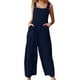 thumbnail image 1 of Monos, Mono de mujer con bolsillos, sin mangas, piernas anchas, monos de talla grande Tomshoo  Extragrande, 1 of 7