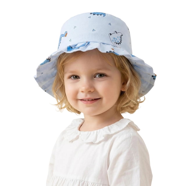 MIASHUI Breathable Fisherman Sun Hat For Kids Outdoor Beach Activities And Summer Blue,One Size