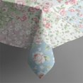 thumbnail image 4 of Pioneer Flower Floral Print Pattern Rectangle Tablecloth 60"x120", Waterproof Polyester Table Cloth, Wipeable Spillproof for Dining Camping Indoor Outdoor, 4 of 6