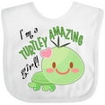 thumbnail image 3 of Inktastic Im a Turtle-ly Amazing Girl Cute Turtle Girls Baby Bib, 3 of 4