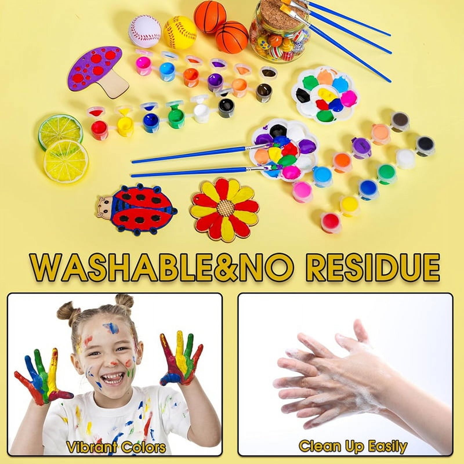 720Pcs Mini Acrylic Paint Set,Acrylic Paint Strips for Kids & Adults,Kids Paint Set for Home PartyFavors Set 1