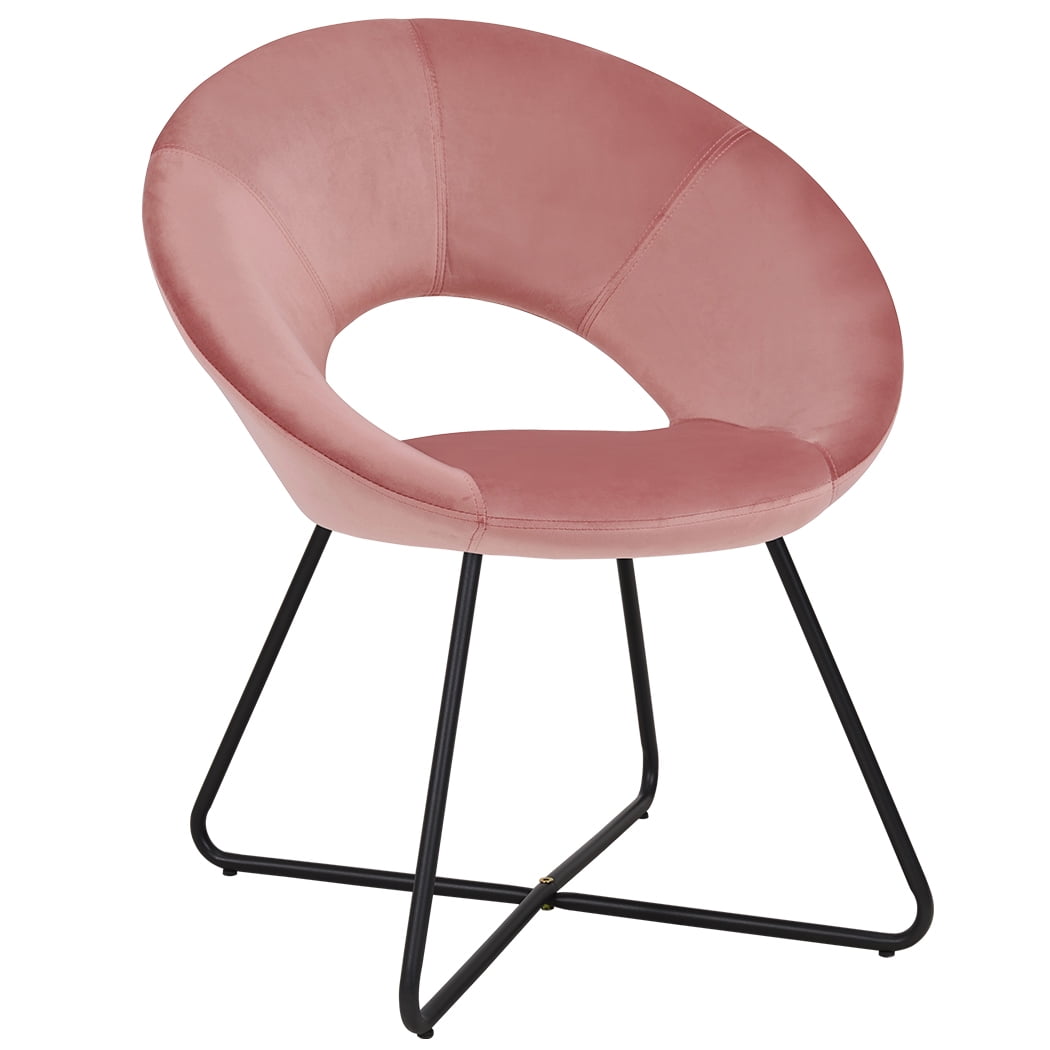 Duhome Chic Accent Chair Arm Chair Modern Contemporary Velvet Pink 1 Pcs