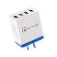 thumbnail image 3 of 4 Ports USB Color Wall Charger Fast Charging Travel Charger US Plug Adapter, 3 of 3