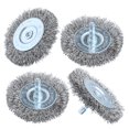 thumbnail image 1 of Kit de cepillos de alambre Hiqalty, 4 piezas, 75 mm, para taladro, 1 of 6